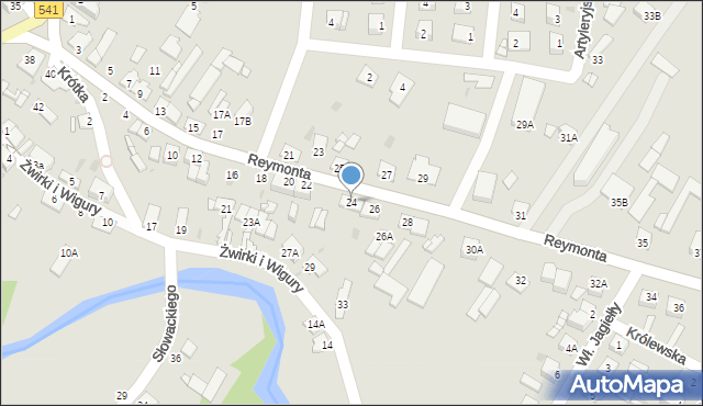 Sierpc, Reymonta Władysława, 24, mapa Sierpc