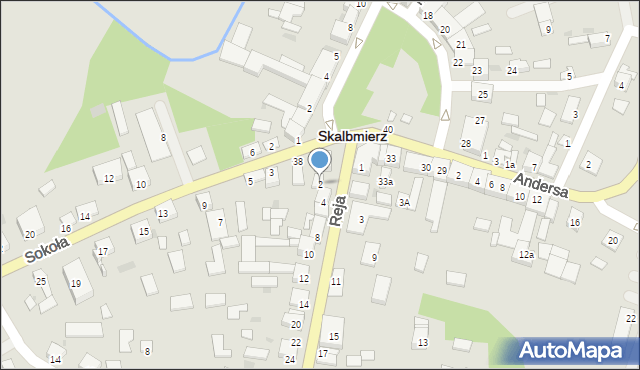 Skalbmierz, Reja Mikołaja, 2, mapa Skalbmierz