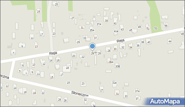 Skarżysko-Kamienna, Reja Mikołaja, 24, mapa Skarżysko-Kamienna