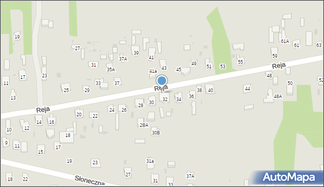 Skarżysko-Kamienna, Reja Mikołaja, 32A, mapa Skarżysko-Kamienna