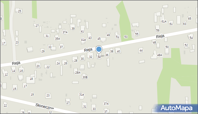 Skarżysko-Kamienna, Reja Mikołaja, 34, mapa Skarżysko-Kamienna