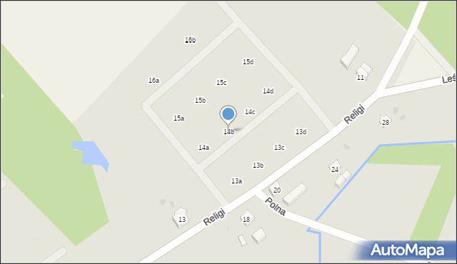 Stepnica, Religi Zbigniewa, prof., 14b, mapa Stepnica