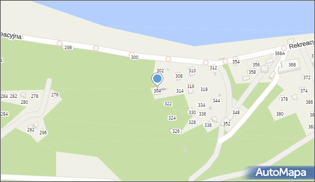 Świerklaniec, Rekreacyjna, 304, mapa Świerklaniec