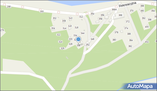 Świerklaniec, Rekreacyjna, 338, mapa Świerklaniec