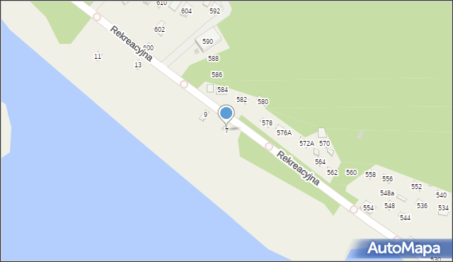 Świerklaniec, Rekreacyjna, 7, mapa Świerklaniec