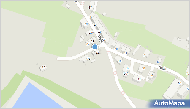 Wałbrzych, Reja Mikołaja, 23, mapa Wałbrzycha