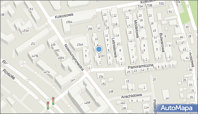 Warszawa, Reprezentacyjna, 4, mapa Warszawy