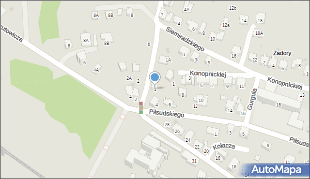 Wieliczka, Reformacka, 1, mapa Wieliczka