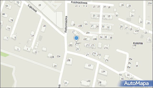 Wieliczka, Reformacka, 17h, mapa Wieliczka
