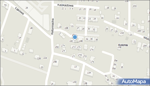 Wieliczka, Reformacka, 19D, mapa Wieliczka