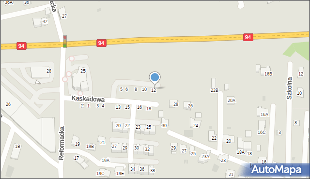 Wieliczka, Reformacka, 23K, mapa Wieliczka