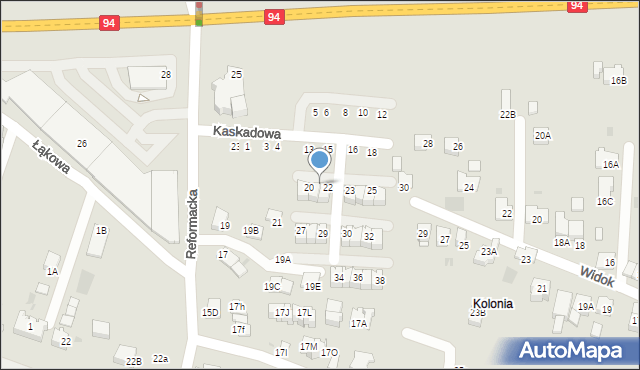 Wieliczka, Reformacka, 23U, mapa Wieliczka