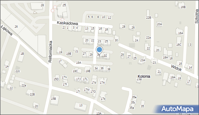 Wieliczka, Reformacka, 23ZD, mapa Wieliczka