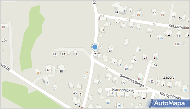 Wieliczka, Reformacka, 7, mapa Wieliczka