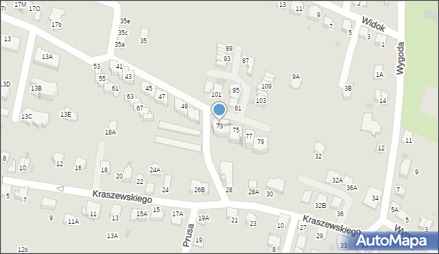 Wieliczka, Reformacka, 73, mapa Wieliczka