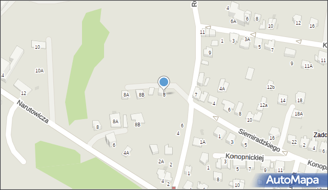 Wieliczka, Reformacka, 8, mapa Wieliczka