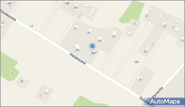 Wielogóra, Relaksowa, 15H, mapa Wielogóra