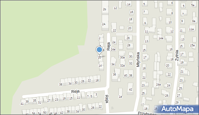 Władysławowo, Reja Mikołaja, 10, mapa Władysławowo