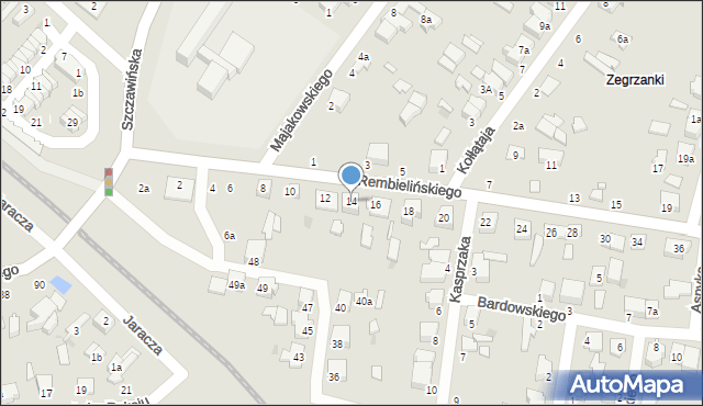 Zgierz, Rembielińskiego Rajmunda, 14, mapa Zgierz