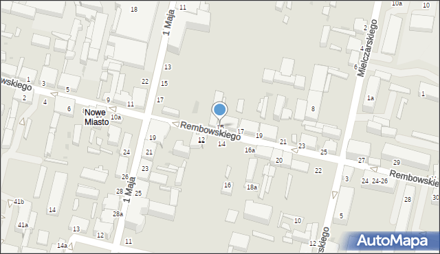 Zgierz, Rembowskiego Szczepana, ks., 15, mapa Zgierz