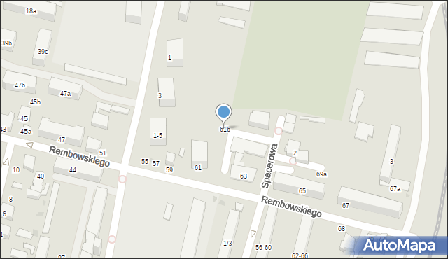 Zgierz, Rembowskiego Szczepana, ks., 61b, mapa Zgierz