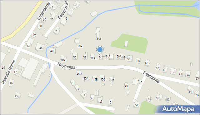 Zgorzelec, Reymonta Władysława, 54, mapa Zgorzelec