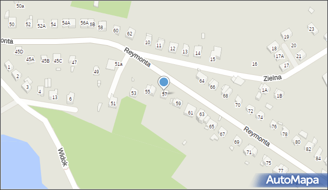 Zgorzelec, Reymonta Władysława, 57, mapa Zgorzelec