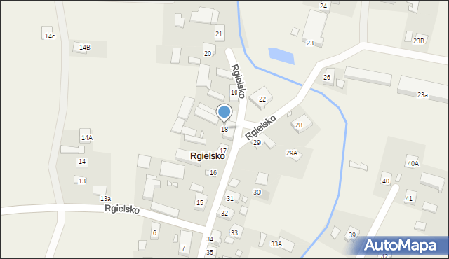 Rgielsko, Rgielsko, 18, mapa Rgielsko