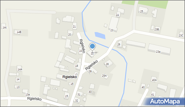 Rgielsko, Rgielsko, 22, mapa Rgielsko