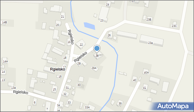 Rgielsko, Rgielsko, 28, mapa Rgielsko