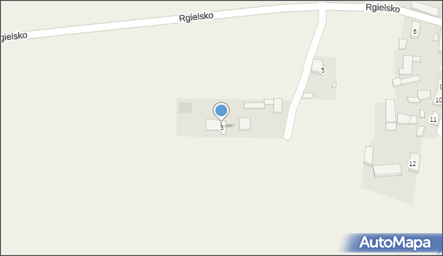 Rgielsko, Rgielsko, 3, mapa Rgielsko