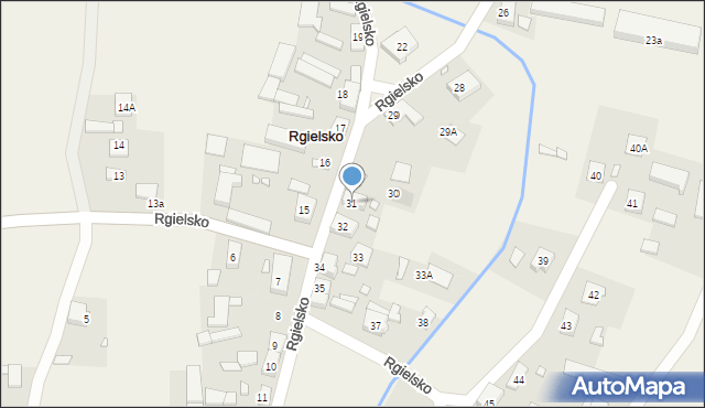 Rgielsko, Rgielsko, 31, mapa Rgielsko