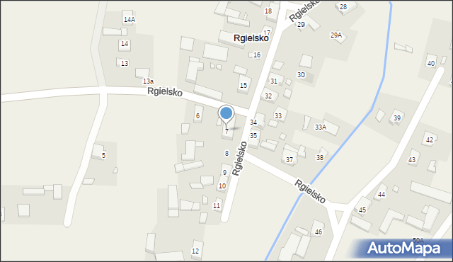 Rgielsko, Rgielsko, 7, mapa Rgielsko