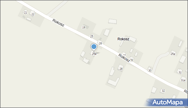 Bezwola, Rokosz, 25a, mapa Bezwola