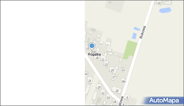 Bilcza, Rogatka, 17, mapa Bilcza