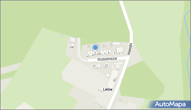 Bolesławiec, Robotnicza, 9, mapa Bolesławca