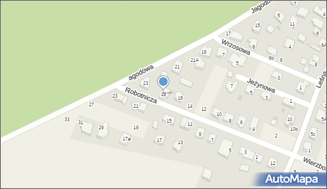 Bolszewo, Robotnicza, 18, mapa Bolszewo