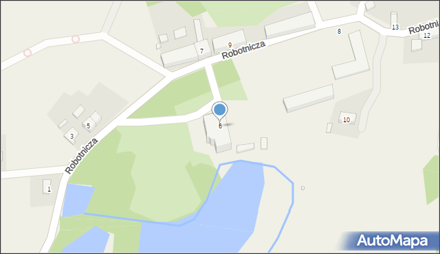 Bukowiec, Robotnicza, 6, mapa Bukowiec