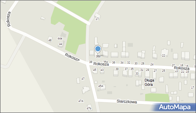 Busko-Zdrój, Rokosza Jana, 36b, mapa Busko-Zdrój