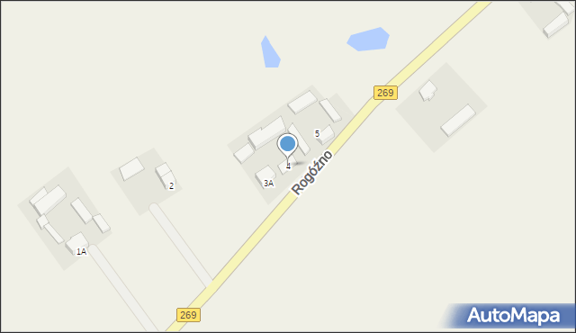 Chrustowo, Rogóźno, 4, mapa Chrustowo