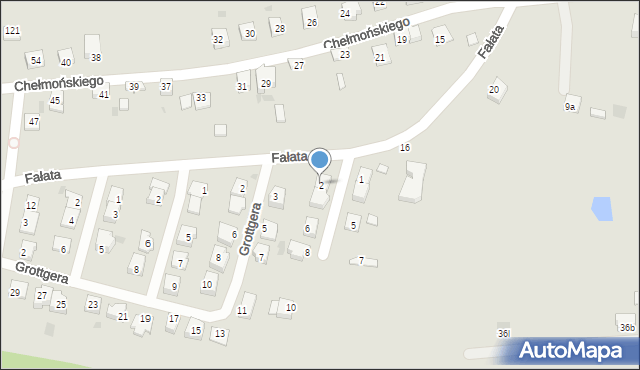 Chrzanów, Rodakowskiego Henryka, 2, mapa Chrzanów