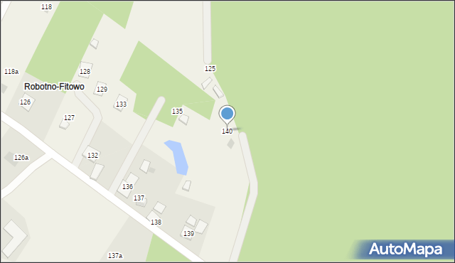 Ciche, Robotno-Fitowo, 14A, mapa Ciche