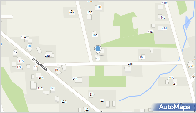 Czyżowice, Rogowska, 16F, mapa Czyżowice