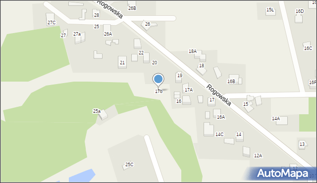 Czyżowice, Rogowska, 17b, mapa Czyżowice