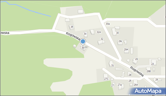 Czyżowice, Rogowska, 33, mapa Czyżowice