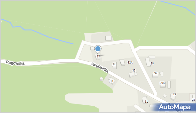 Czyżowice, Rogowska, 35, mapa Czyżowice