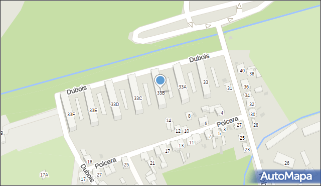 Dąbrowa Górnicza, Robotnicza, 33B, mapa Dąbrowa Górnicza