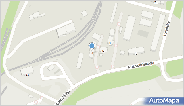 Dąbrowa Górnicza, Roździeńskiego Walentego, 3, mapa Dąbrowa Górnicza