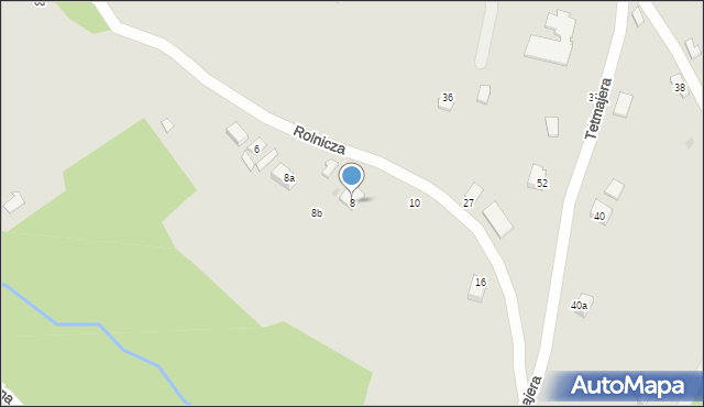 Dębica, Rolnicza, 8, mapa Dębicy