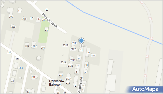 Dziekanów Leśny, Rolnicza, 270d, mapa Dziekanów Leśny